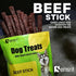 Sensrit 10 oz Dog Beef Sticks - Jerky Treats for All Dogs - High Protein & Grain Free Dog Snacks - Made with Real Beef
