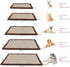 Dog Crate Pad, 24x17 inch Memory Foam Mat for Small Dog Cat, Washable Anti Slip Puppy Sleeping Bed, Brown