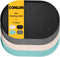 Dog Food Mat, 1/2 Inch Raised Edges, BPA-Free Silicone Pet Food Mats for Floor Waterproof, Black 19"x12"