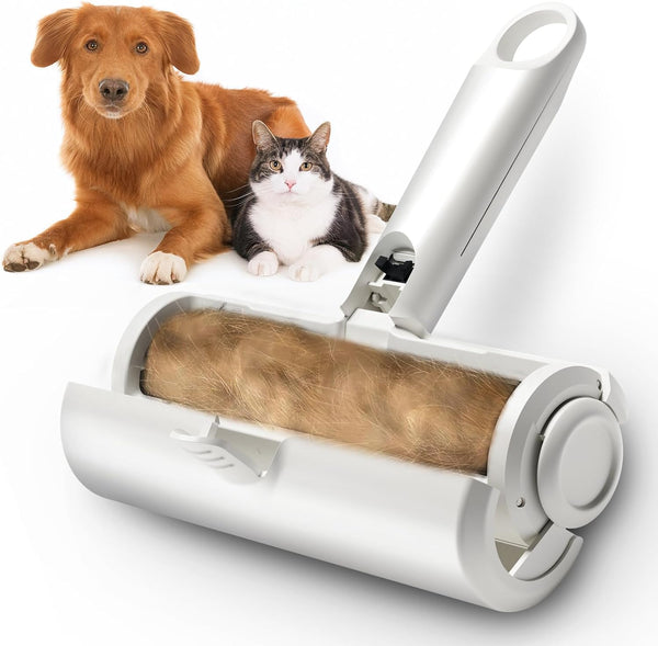 Pet Hair Removal Tool, DAINTIER Reusable Portable Pet Hair Remover for Cat and Dog, Multi-Surface Fur Removal Tool