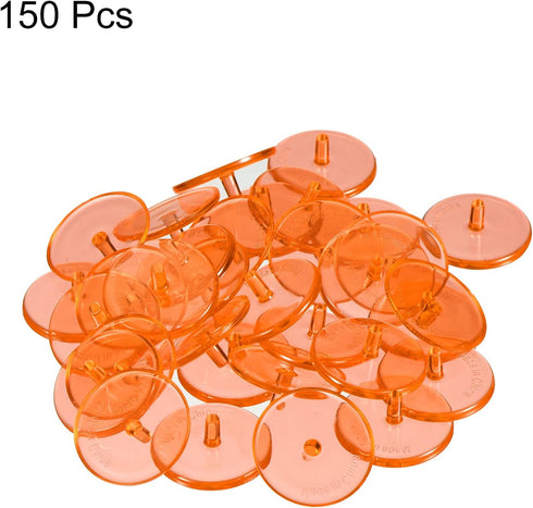 PATIKIL Transparent Flat Golf Ball Marker, Position Marking Tool for Golf Sport Accessory