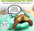 Turtle Tank Filter Cartridges, Pack of 4, Medium, Double-Sided with Activated Carbon for Crystal Clear Water