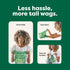 120 Earth Rated Dog Poop Bags with Handles, Extra Wide, Easy Tie and Guaranteed Leakproof, Unscented, Handle Bags