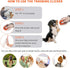 Frienda 9 Pieces Dog Training Clicker with Wrist Strap for Behavioral Training Dogs Cats Birds