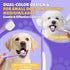 0.39" Tiny Dog Toothbrush for Small Dogs - Mini Brush Head, Curved Handle, Soft Bristles, Dual Rubber Back, Gentle
