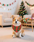 100 Pack Set PET SHOW Christmas Dog Bandanas Bulk for Small Medium Dogs No Stitch Scarves Xmas Triangle Bibs Kerchief
