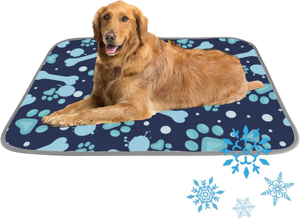 Generic Pet Cooling Mats for Dogs Cats Ice Silk Cooling Mat for Dogs