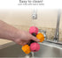 Friends Forever Dog Chew Toy, Interactive Treat Dispensing Puzzle Toy, Non-Toxic Durable Natural Rubber, Pink/Orange 2