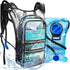 Hydration Pack, Lightweight Water Backpack with 3L Bladder, Essential for Rave, Hiking, Biking, Running