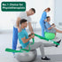 Stretching Strap Yoga Strap for Physical Therapy - 10 Loops Non-Elastic Stretch Strap for Pilates and Exercise