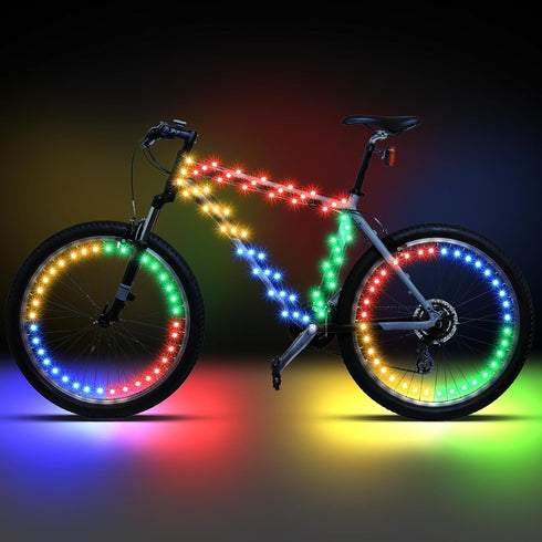 Woanger 3 Pcs LED Bike Lights for Night Riding Bicycle Frame and