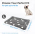 Mora Pets Cat Bed for Indoor Cats, Washable Dog Crate Pad for Small Dogs, Soft Flat Puppy Mattress, Grey, 22 x 13
