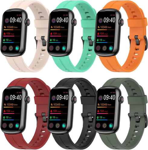 Wrist Strap for MorePro HM08 Fitness Tracker, Replacement Soft Silicone Sport Strap for Men Women