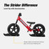 Strider 12” Snow Skis Set - Transform Balance Bike into Sled - Fits 12” Balance Bikes - For Kids 1 to 4 Years