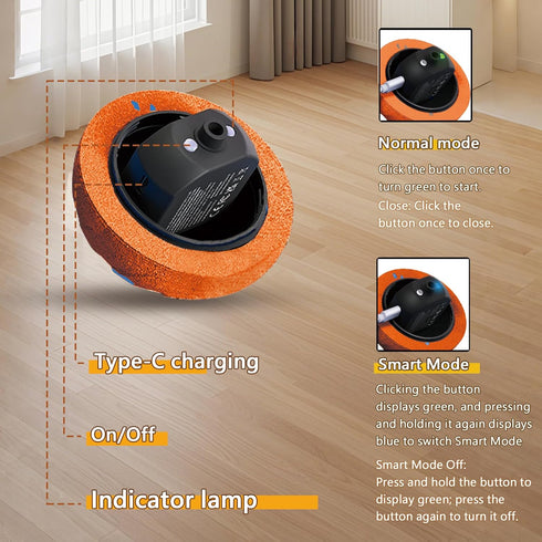 Loktoty IPX7 Smart Interactive Dog Toys Balls, Pelota Interactiva para Perros. Automatic Moving, Bouncing, E-TPU