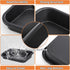 3 Pack 23" Tlence Low Entry Cat Litter Box, Open Top Pet Litter Pan for Kitten, Extra Large Senior Cat Travel Toilet
