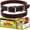 ADITYNA Classic Style Leather Dog Collar for Small Dogs, Soft and Strong, Heavy Duty Top-Grain Leather (S, Neck: 12-16