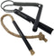 Hexalite Ferro Rod and FireWick Tinder Kit, X-Large 1/2" x 6" Long Hex Ferro Rod, Complete Fire Starter Tool