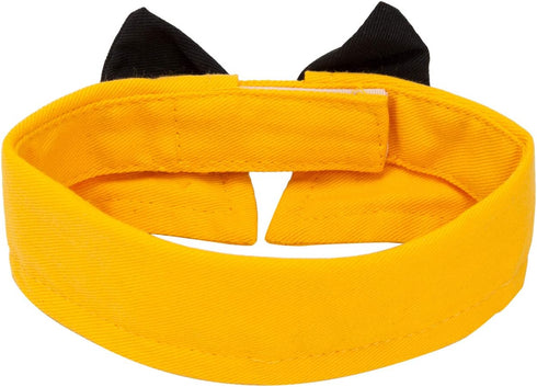 Handcrafted Adjustable Formal Pet Bowtie Collar Neck Tie for Dogs & Cats (S, Black 1)