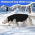 MIGOHI Red Dog Jackets for Winter, Windproof Waterproof Reversible British Style Plaid Warm Coat for Small Medium Large