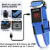YFbrite Ultra Light Adjustable LED Dog Collar, Rechargeable Glowing in The Dark for Small, Medium, Large Dogs, Blue