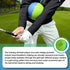 Cusprtm Golf Training Aid Ball for Impact Precision & Consistent Swings - Master Body Connection to Fix Slicing