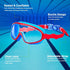 KAILIMENG Kids Swim Goggles, 2 Pack Anti-Fog Anti-UV Swimming Goggles for Ages 3-15