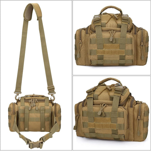 G4Free Sport Outdoor Waist Pack Tactical Sling Bag, Hiking Fanny Pack for Fishing Tackles