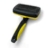Self-Cleaning Grooming Brush for Dogs and Cats, Retractable Bristles for Easy Hair Removal - 7.5" Size