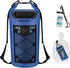 Piscifun Dry Bags, Waterproof Floating Backpack 5L/10L/20L/30L/40L with Waterproof Phone Case for Kayaking, Boating,