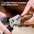 SNMDQZ Trimmers, 2 2 Dog Nail Grinder, Dog Nail and Clippers Kit with LED Lights. Super Quiet Electric Pet Nail