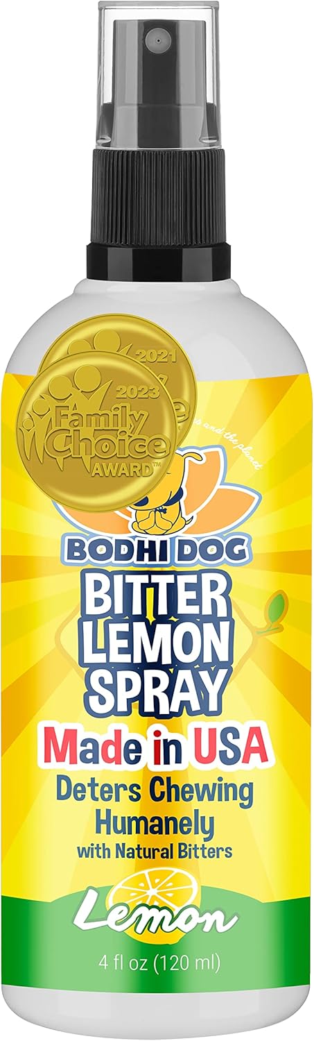 Bodhi Dog Bitter Lemon Spray, Anti-Chew Spray for Dogs, Safe Non-Toxic Training Aid, Made in USA
