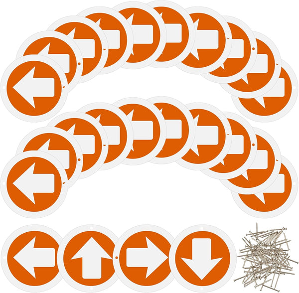 Reflective Trail Markers Bright Trail Signs Lightweight Glow Trail Arrows Markers for