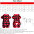Pet Christmas Pajamas Red Black Buffalo Plaid Jumpsuit Dog Cat Soft Winter Clothes Puppy Doggie Checkered Sweater Apparel (X-Large)