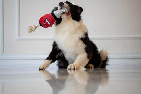 12", Squeaky Dog Plush Toy, Tools Bite_Stick Collection, for Various Sized Dogs (Screwdriver, Large)