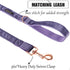 ARING PET Dog Leash - Handmade Strong Purple Velvet Leash Matching Dog Collars for Small, Medium & Large Dogs