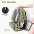 Cat Backpack Carrier - Breathable Bubble Pet Carrier for Small Dogs & Kitties up to 15lbs, Transparent & Foldable