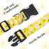 BiPawTi Floral Dog Collar with Daisy Bloom Decoration, Yellow Flower Collar for Small Dogs, Soft Cute Summer Collar (XS)