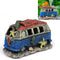 NF Aquarium Decoration Resin Imitation Car Wreck, Fish Tank Supplies Ornament Hideouts