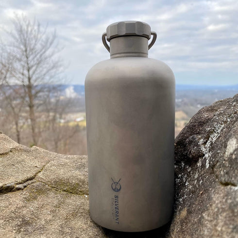 Titanium Ultralight 400Ml Leakproof Outdoor Camping Hiking Sports Water Bottle with Insulating Thermal Sleeve
