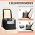 25lbs Dog Car Seat for Small Dogs or Medium Size Dog Portable Car Booster Seat for Dogs with Harness and Thick Cushion