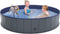 Niubya Foldable Dog Swimming Pool, Collapsible Hard Plastic Bath Tub for Pets, Indoor and Outdoor, 64 x 12 Inches