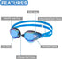 TUSA V-230asa Blade Orca Swipe Unisex View Swimming Gear Racing Swim Goggles