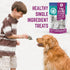Single Ingredient Cod Fish Skins Dog Training Treats - All-Natural Savory Fish-Skin Flats for Coat and Oral Health