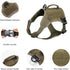 EXCELLENT ELITE SPANKER Tactical Dog Harness Vest, Adjustable No Pull Harness for Small Medium Large Dogs
