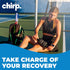 3-in-1 500 lbs, 4 4 24 inches Chirp Muscle Roller - Customizable Recovery Massager for Targeted Deep Tissue Massage