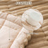 LiveGo Fuzzy Couch Covers for Pets, Garden Chic Cotton Protective Couch Cover, Pet Mat Bed Couch Cover (Milky Coffee)