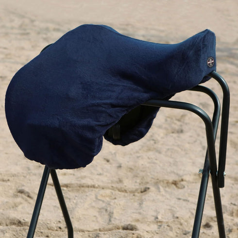 Harrison Howard Essential Fleece Horse Saddle Cover - Reliable Protection for Dressage Saddle, Machine Washable