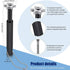Skylety 3 Pieces Golf Club Groove Sharpener, Retractable Brush and 6-Head Re-Grooving Tool