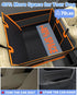 Instraella Dog Car Seat for Large Dogs, Half Back Seat Extender with Hard Bottom, Waterproof Non-Slip Pet Car Seat